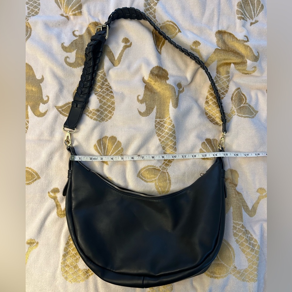 JULES KAE Zola Crossbody Bag - Vegan Black Leather